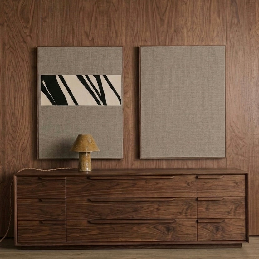 Ochre lamp & painting set