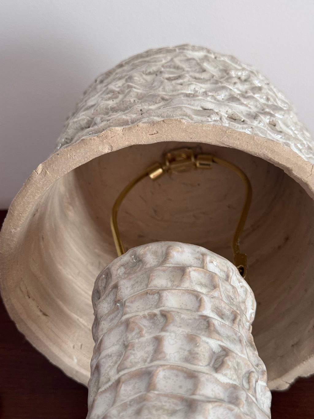 White table lamp