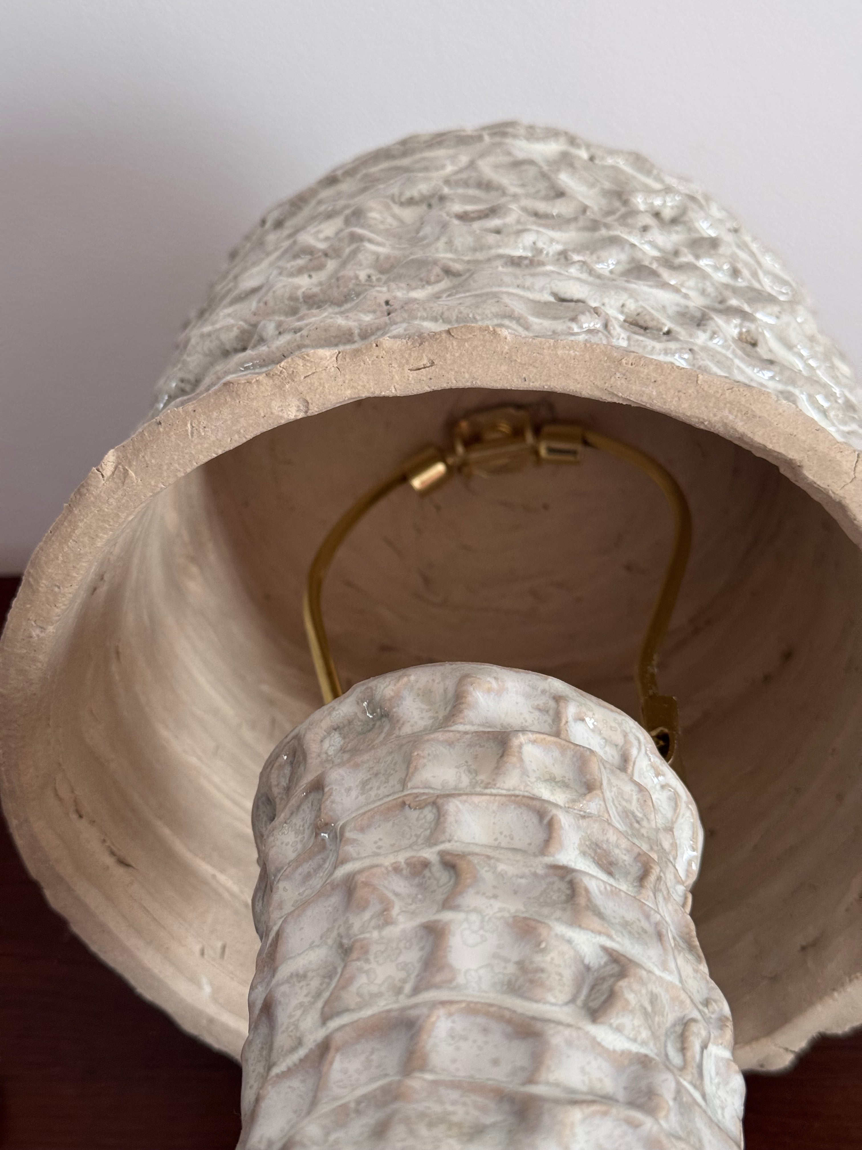 White table lamp
