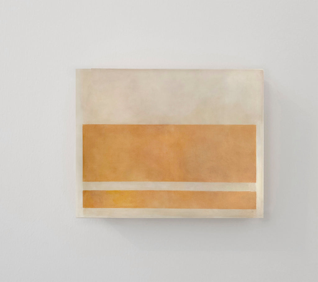 Orange abstract painting