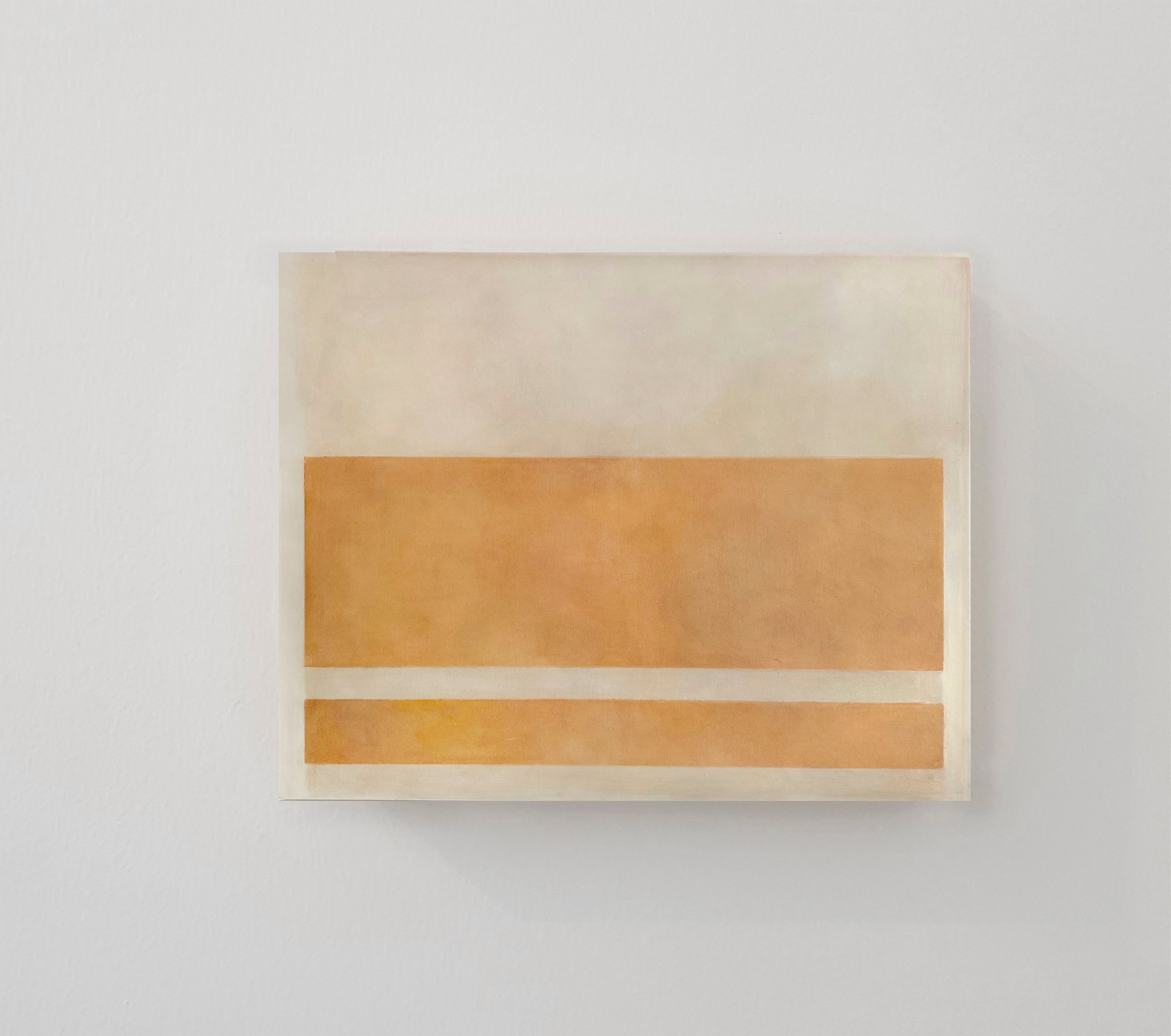 Orange abstract painting