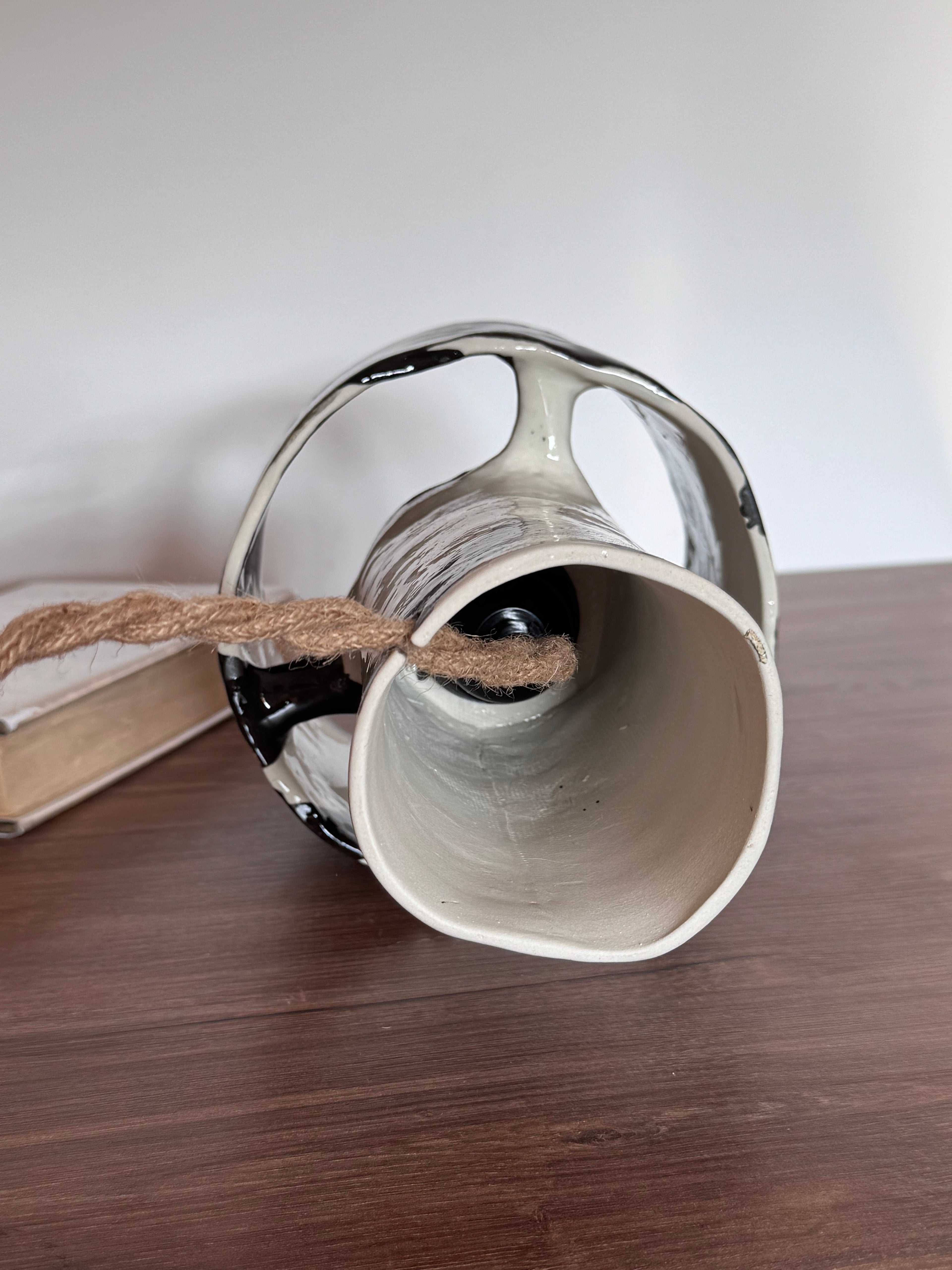 Black and White table lamp
