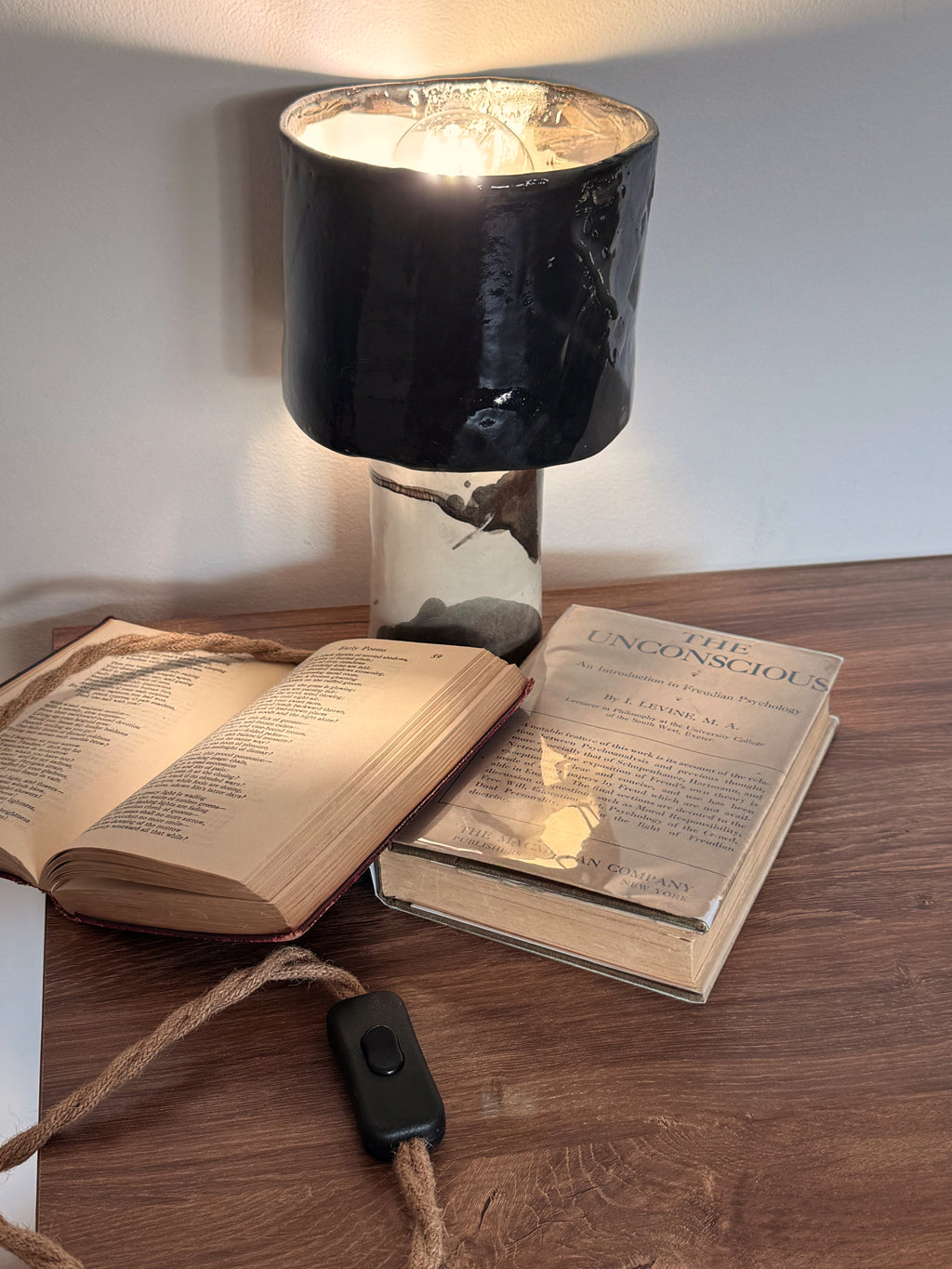 Black and White table lamp