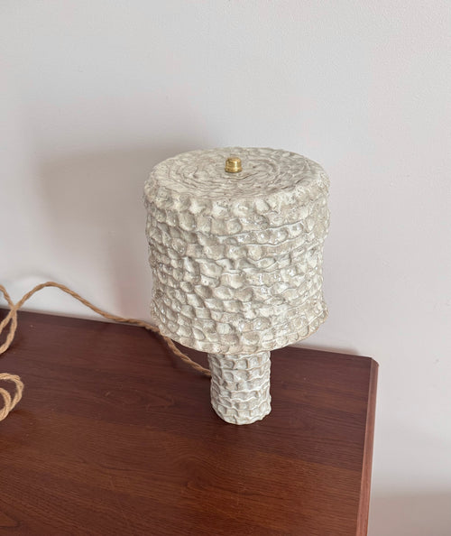 White table lamp