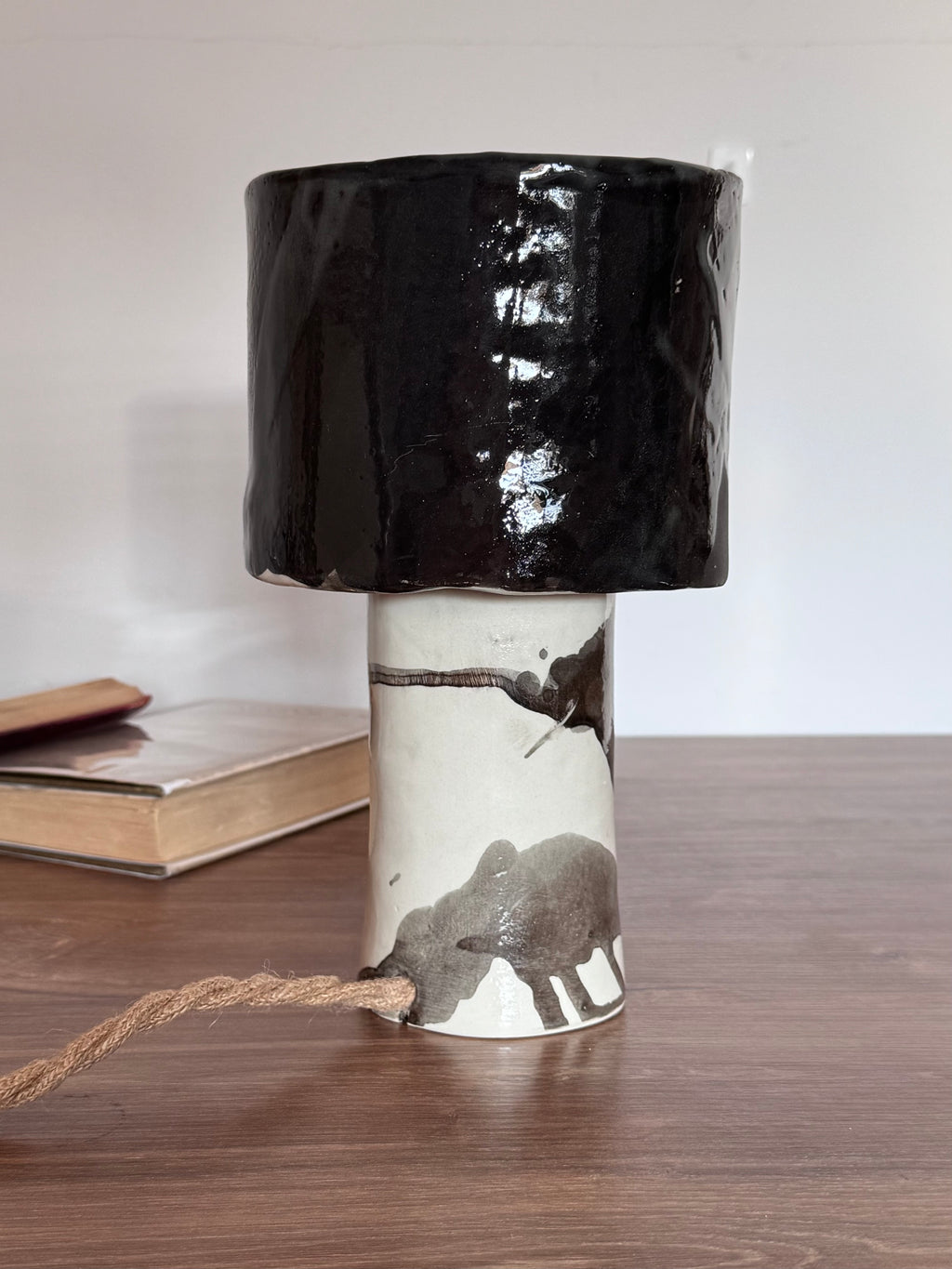 Black and White table lamp