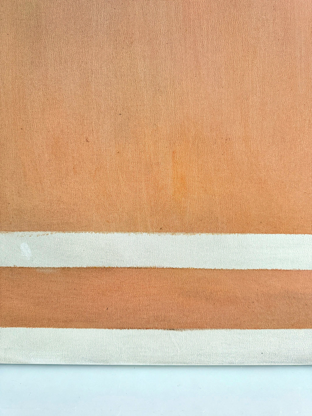 Orange abstract painting