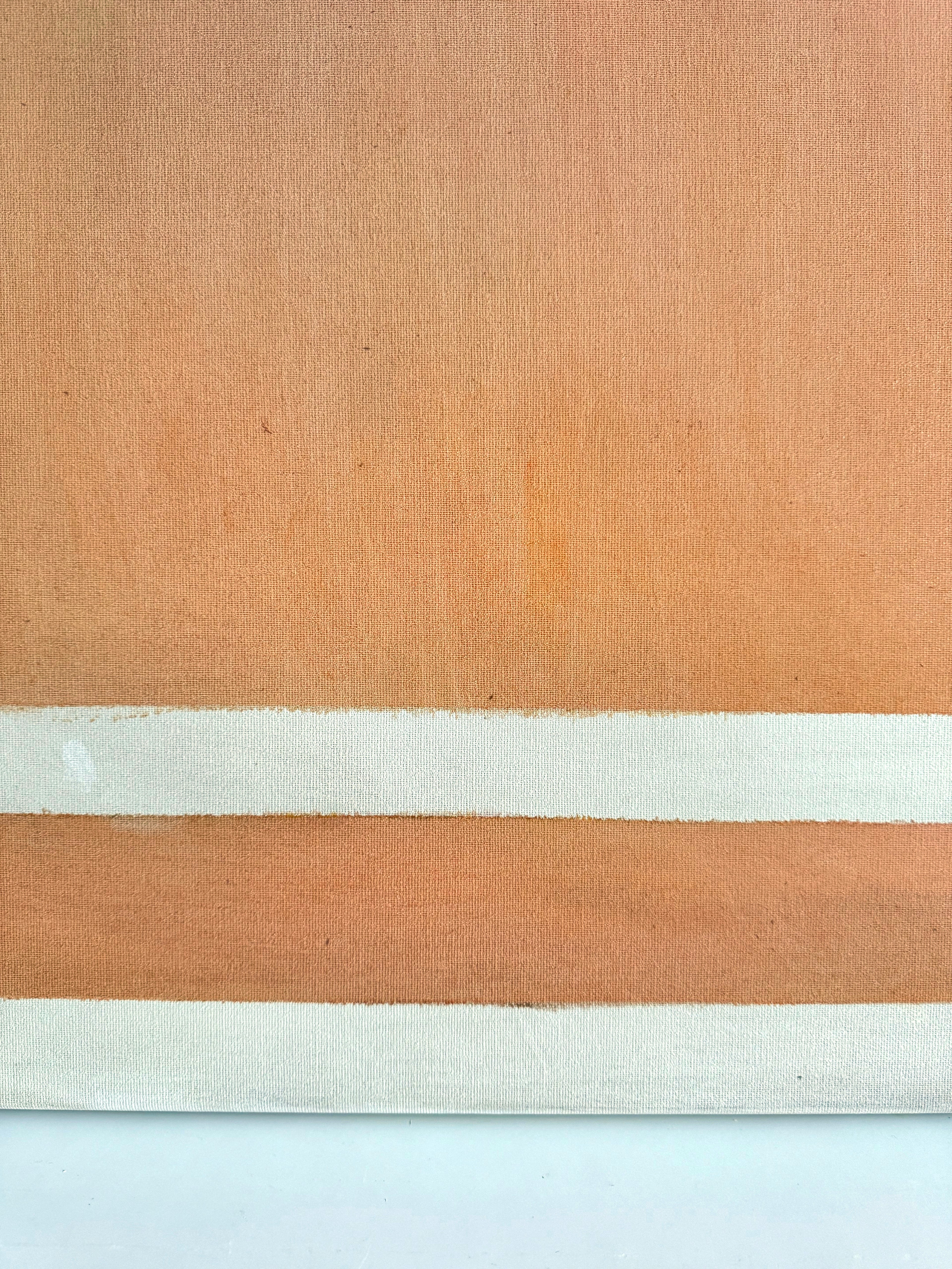 Orange abstract painting