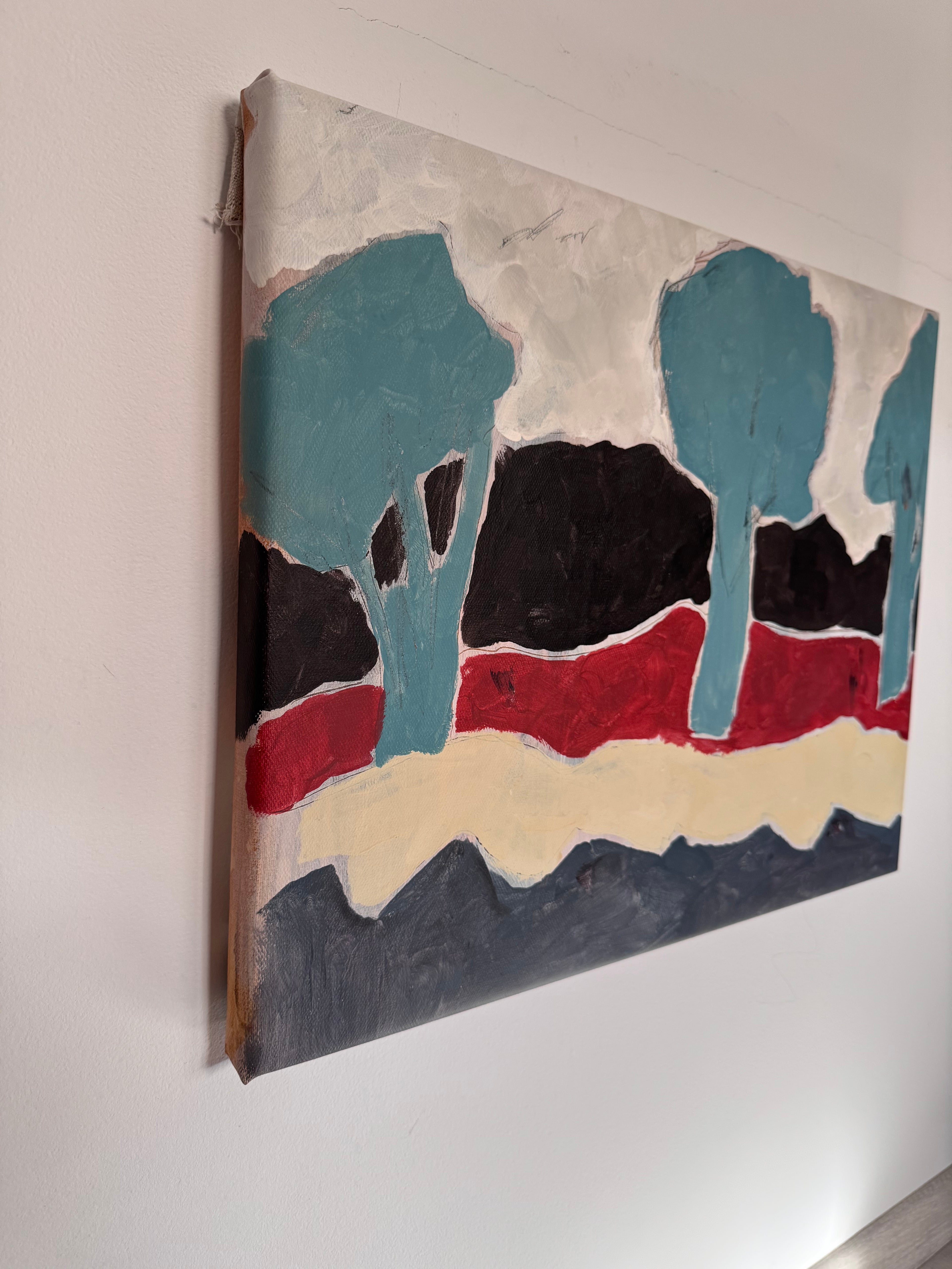 Abstract Landscape painting