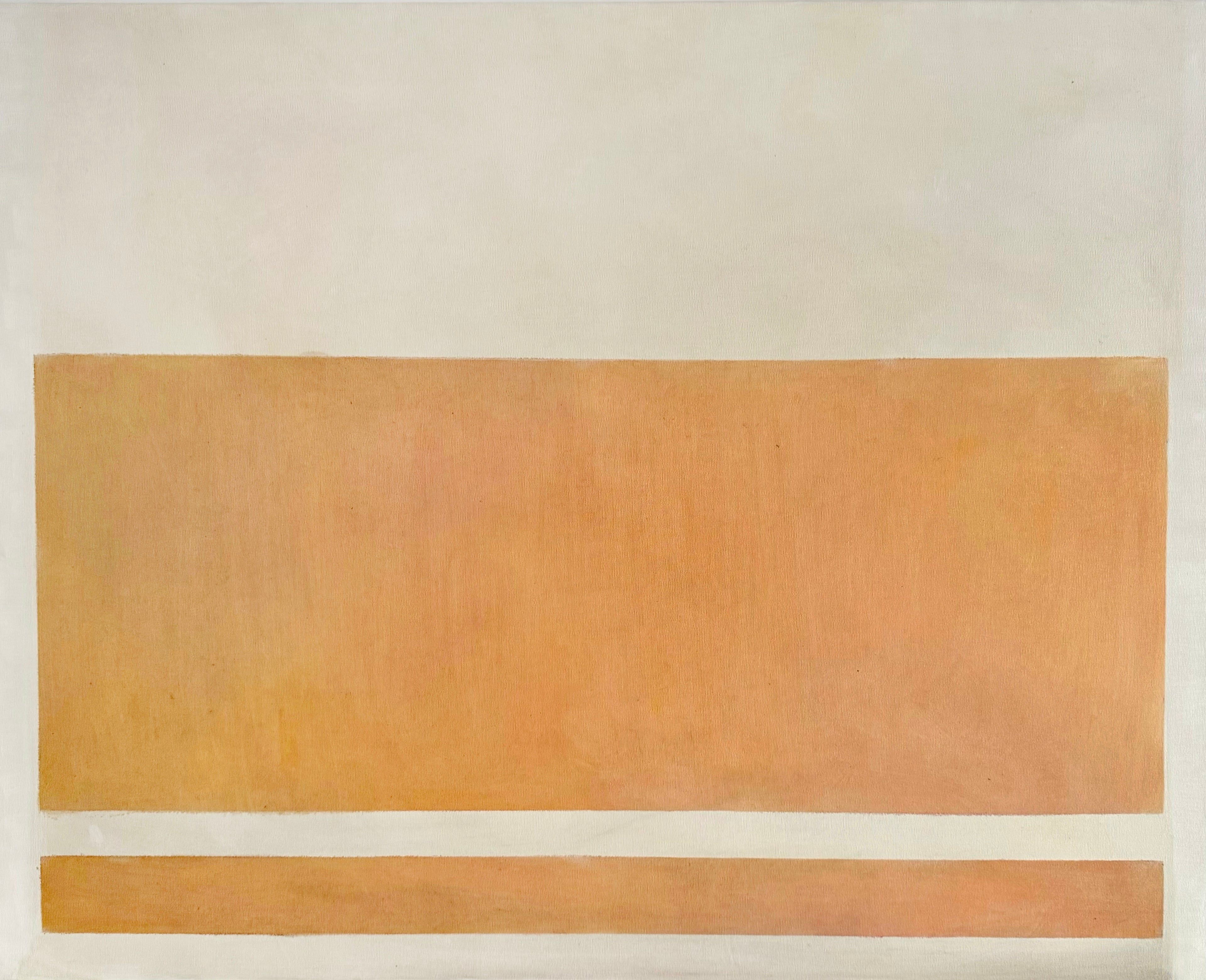 Orange abstract painting