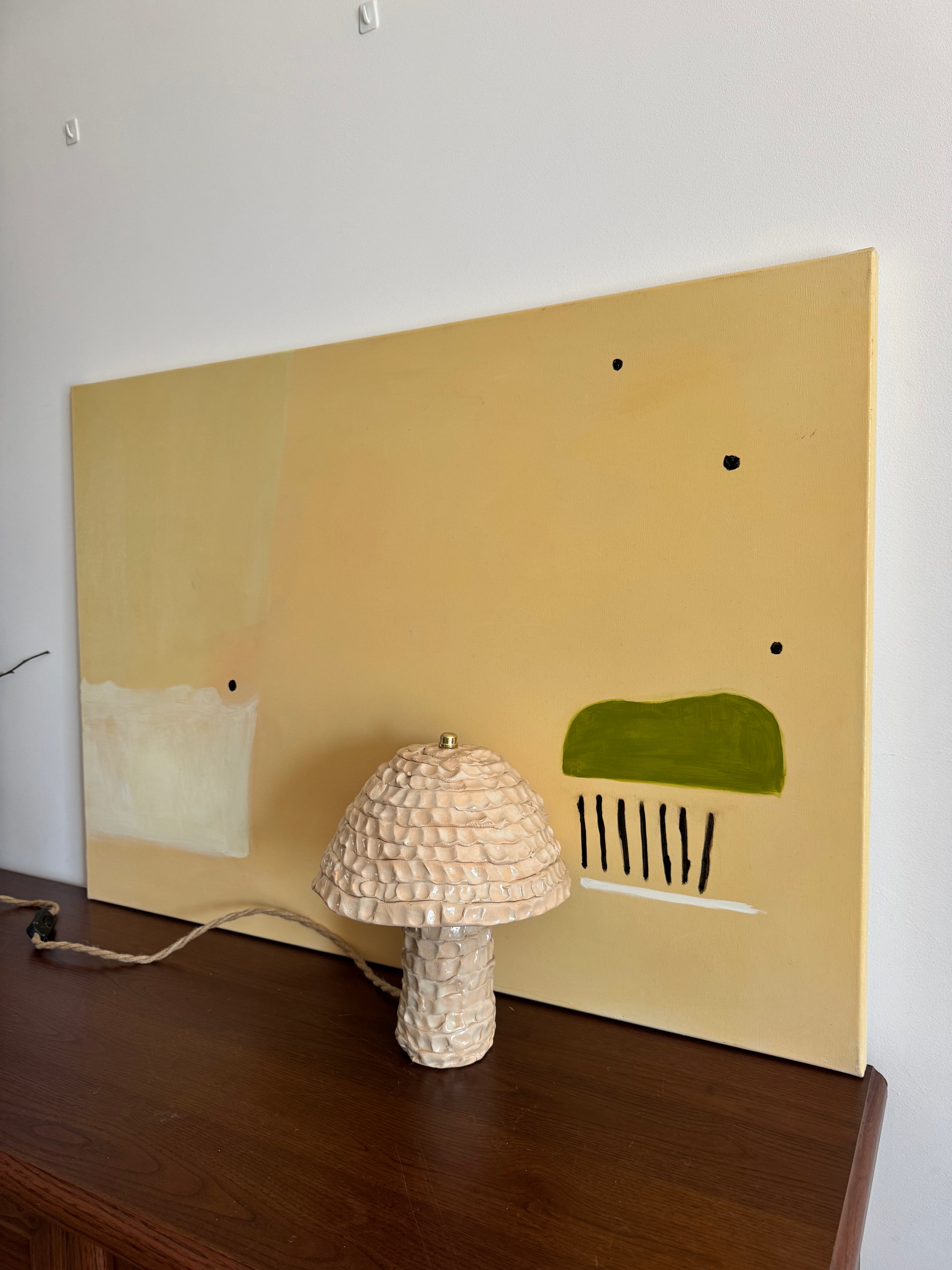 Geometric abstract painting
