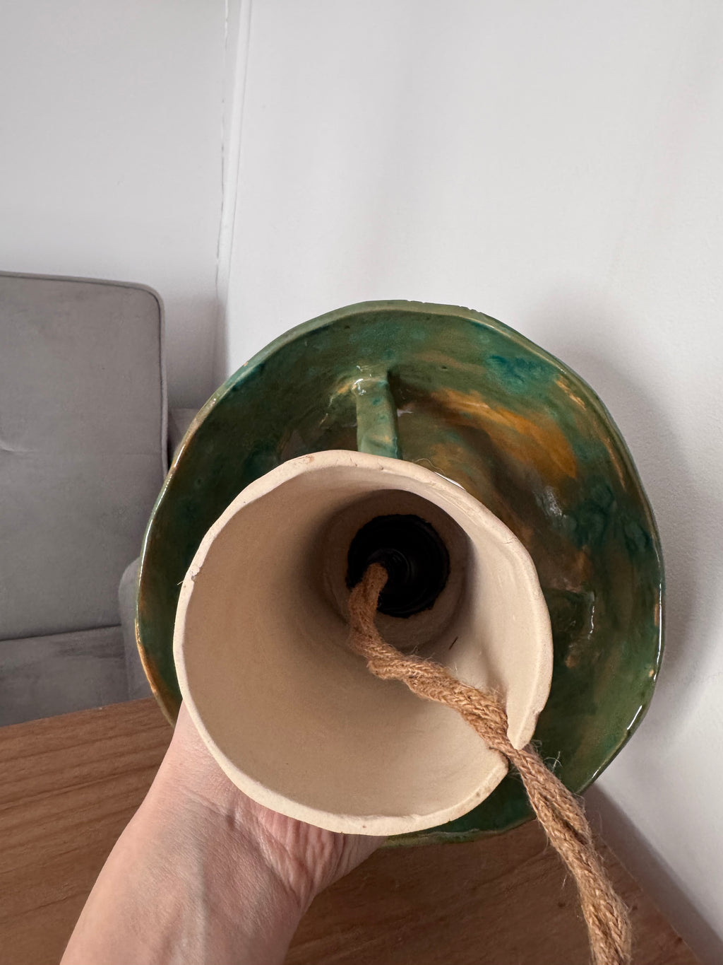 Green lamp