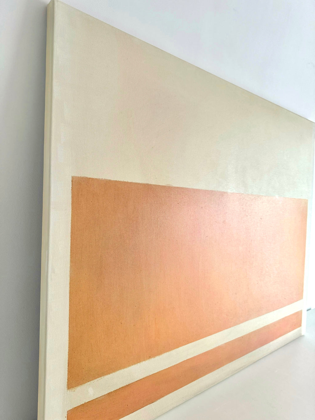 Orange abstract painting
