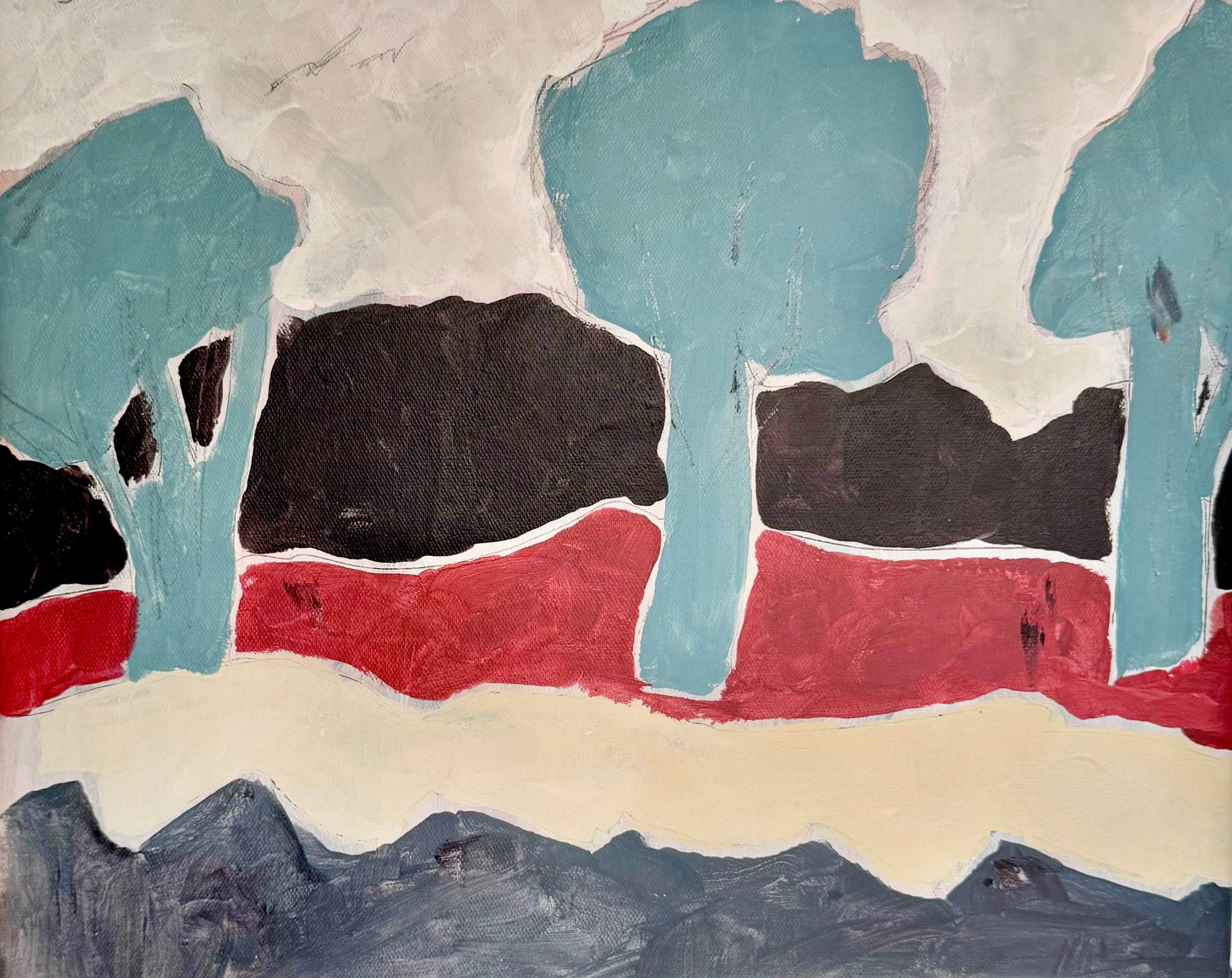 Abstract Landscape painting