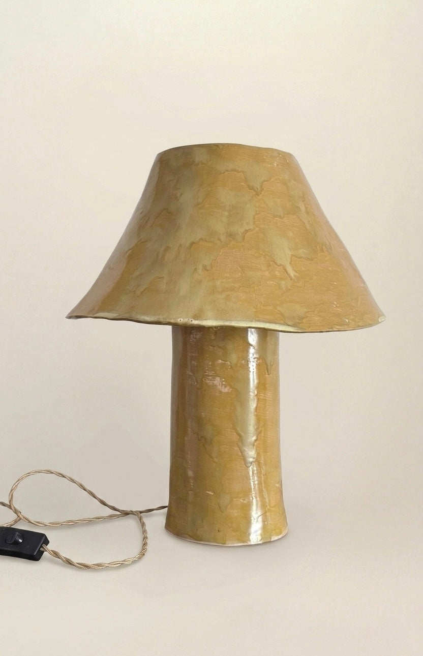 Table lamp | Ochre-yellow 14”